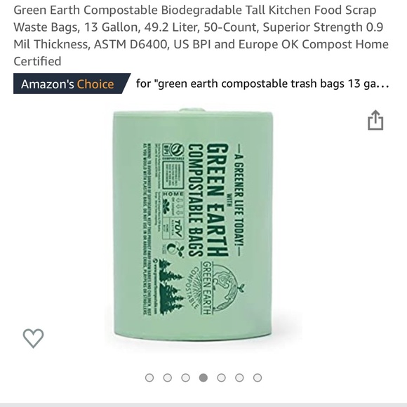 🆕✨ Green 🟢🌍Trash 🗑 Bags biodegradable tall kitchen trash bags - Picture 4 of 7